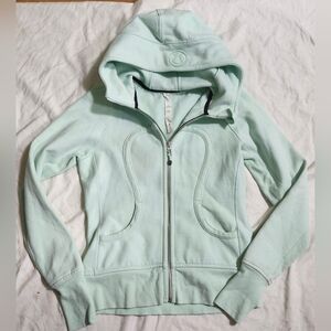 Lululemon Scuba Light Green Zip-Up Hoodie Womens 8